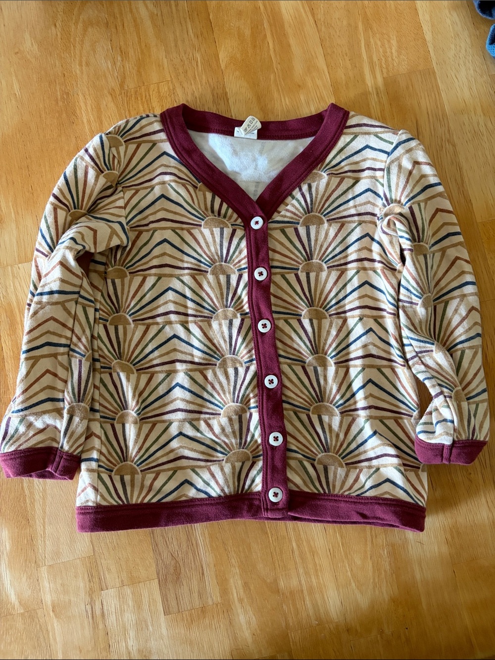 kate quinn 70s Sun cardigan